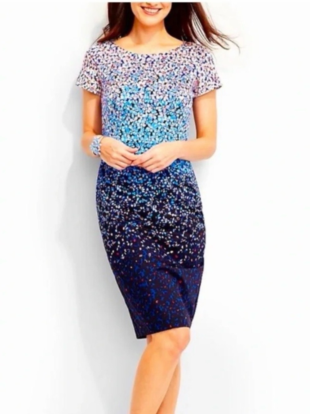 Talbots Floral Sheath Dress